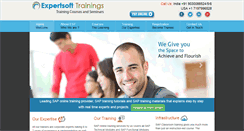 Desktop Screenshot of expertsofttrainings.com