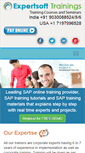 Mobile Screenshot of expertsofttrainings.com